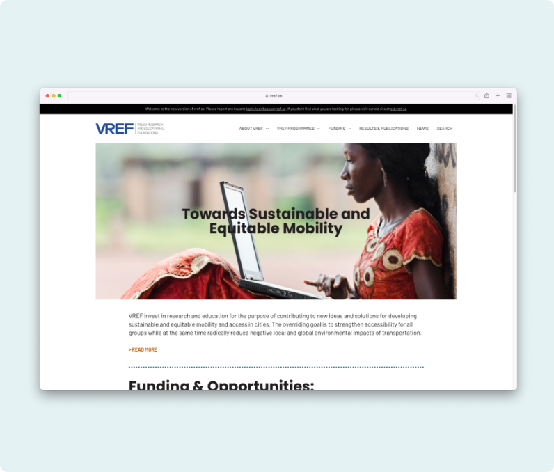 Volvo Research And Educational Foundations - VREF